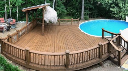 wood deck construction