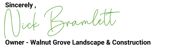 Nick Bramlett - Owner of Walnut Grove Landscaping & Construction